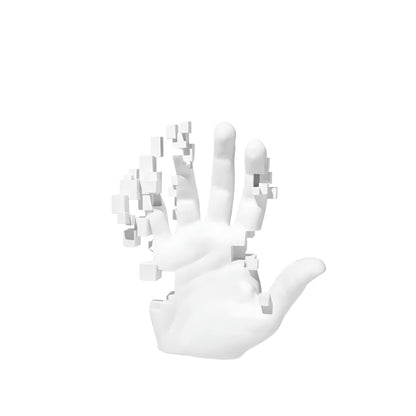 MosaicArt – Abstract Harz Hand Sculpture in Modern Elegance