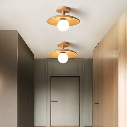 Chic Japanese Ceiling Light with Modern Minimalist Design