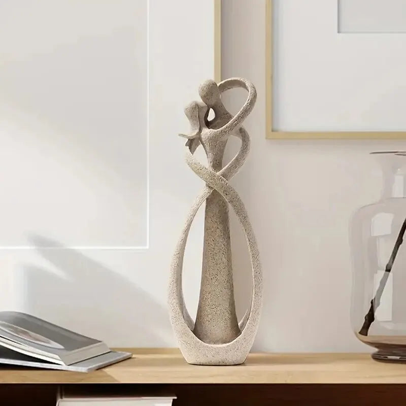 AmorSculpt – Romantic Resin Sculpture with Timeless Elegance