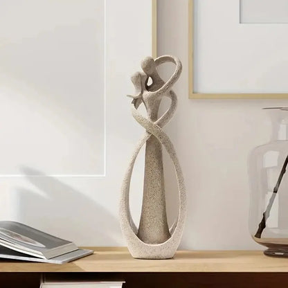 AmorSculpt – Romantic Resin Sculpture with Timeless Elegance