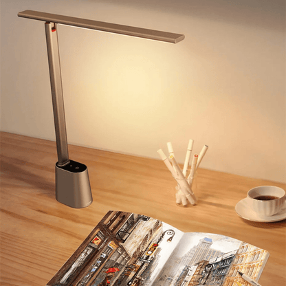 Portable Dimmable LED Desk Lamp - Rechargeable Light