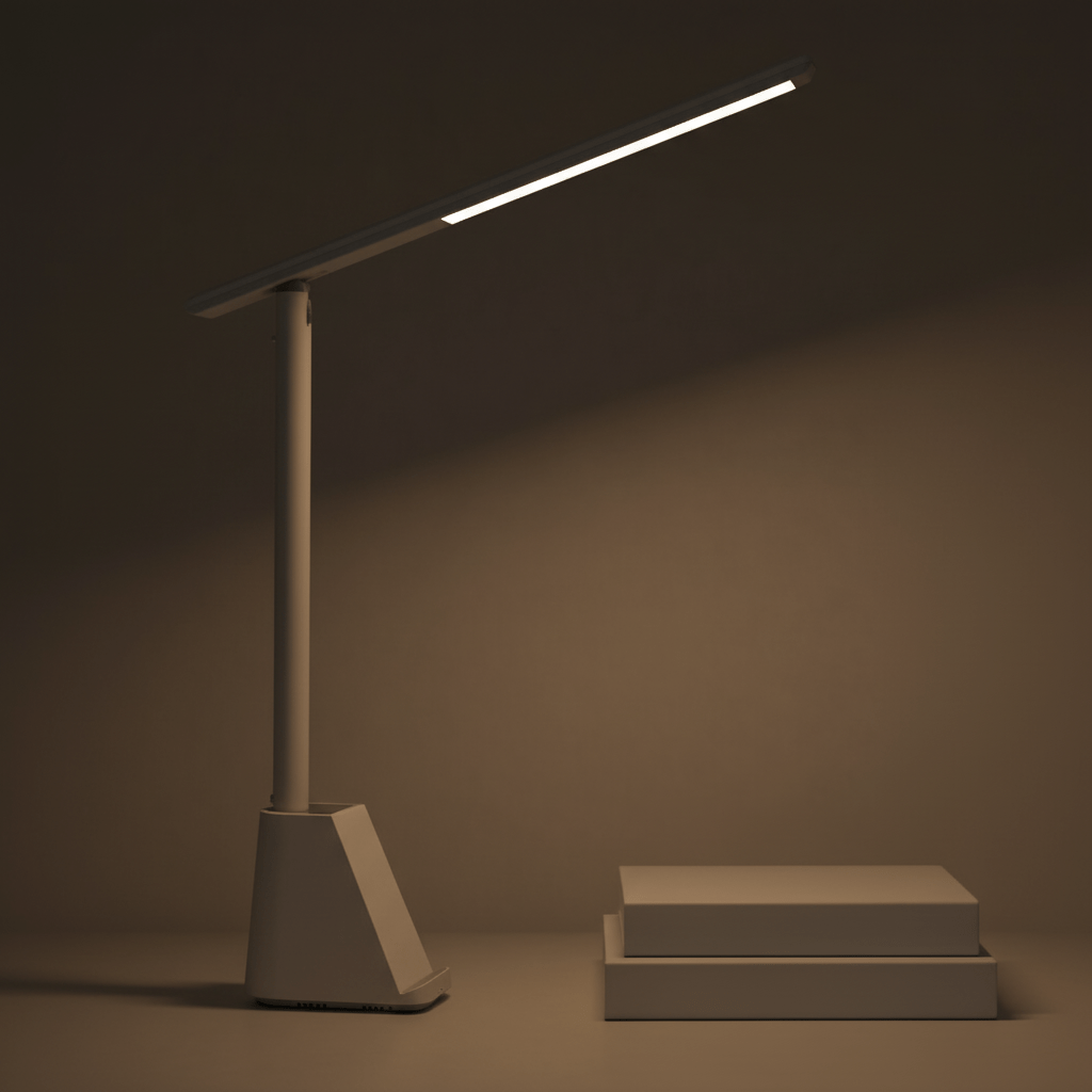Portable Dimmable LED Desk Lamp - Rechargeable Light