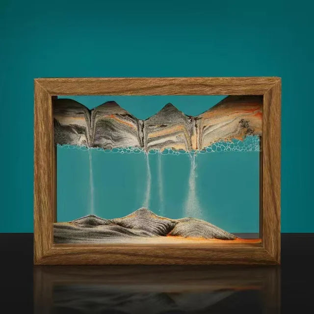 ZenFlow Luxury Rotating Sand Art for a Calming Interior