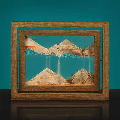 ZenFlow Luxury Rotating Sand Art for a Calming Interior