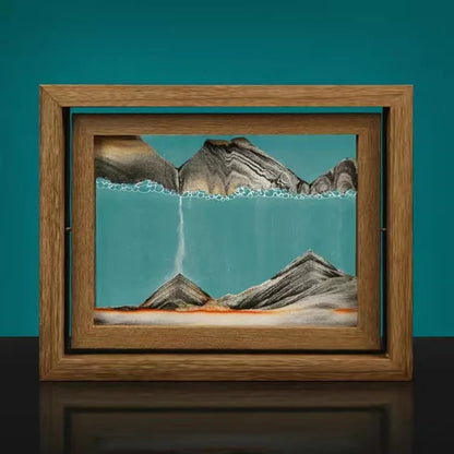 ZenFlow Luxury Rotating Sand Art for a Calming Interior