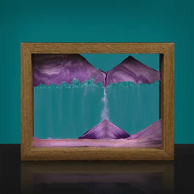 ZenFlow Luxury Rotating Sand Art for a Calming Interior