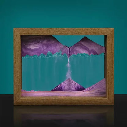 ZenFlow Luxury Rotating Sand Art for a Calming Interior