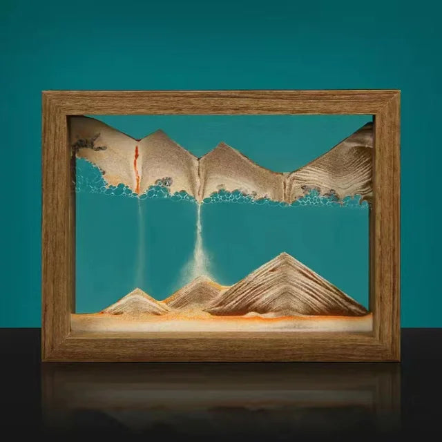ZenFlow Luxury Rotating Sand Art for a Calming Interior