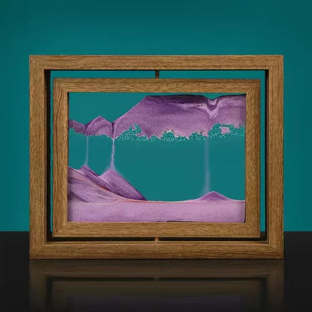 ZenFlow Luxury Rotating Sand Art for a Calming Interior