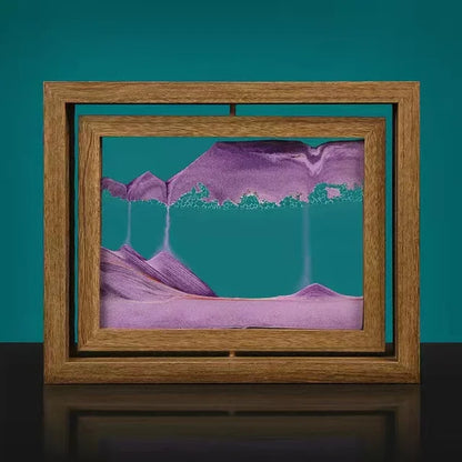 ZenFlow Luxury Rotating Sand Art for a Calming Interior