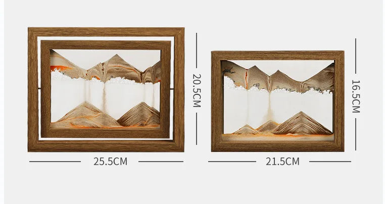 ZenFlow Luxury Rotating Sand Art for a Calming Interior