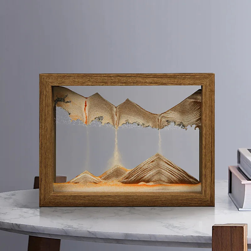 ZenFlow Luxury Rotating Sand Art for a Calming Interior