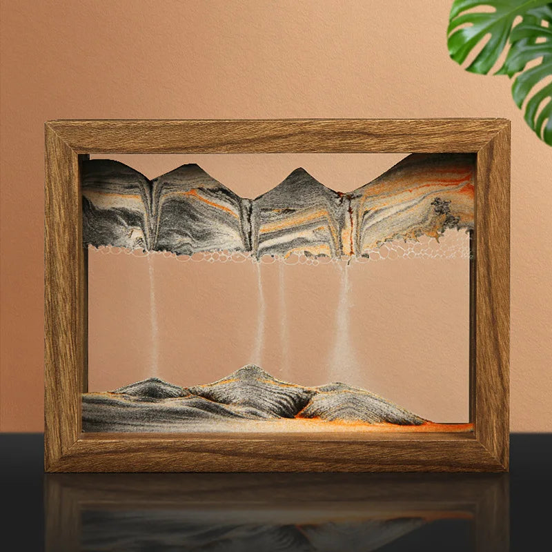 ZenFlow Luxury Rotating Sand Art for a Calming Interior
