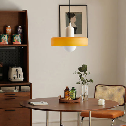 Vibrant Colored Glass Pendant Lamp by BauLume