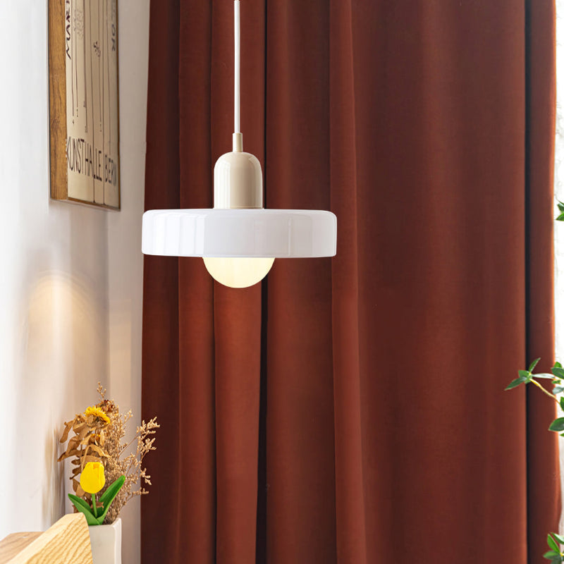 Vibrant Colored Glass Pendant Lamp by BauLume