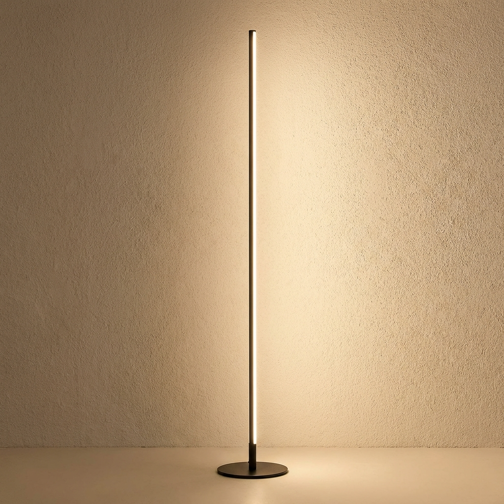 Sleek Modern Tall LED Floor Lamp