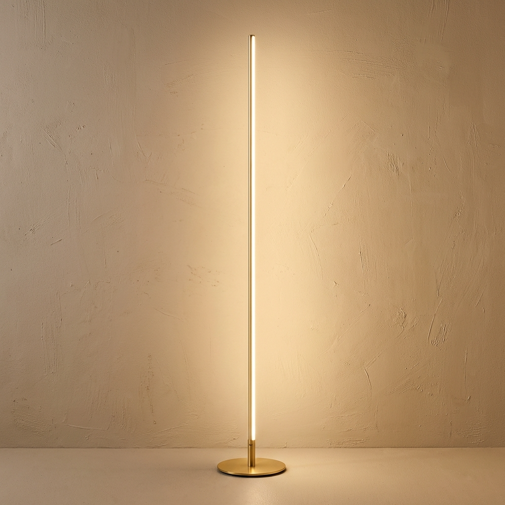 Sleek Modern Tall LED Floor Lamp