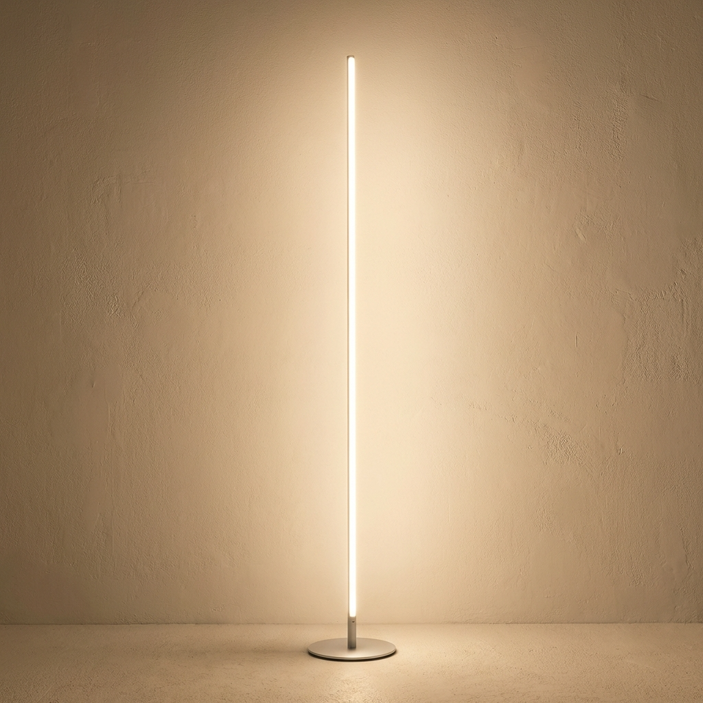 Sleek Modern Tall LED Floor Lamp