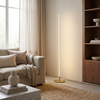 Sleek Modern Tall LED Floor Lamp