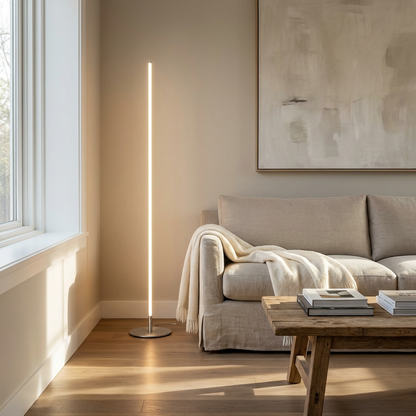 Sleek Modern Tall LED Floor Lamp