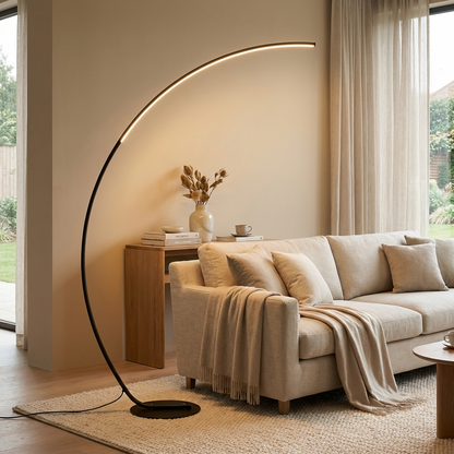 Nordic Modern Tall Floor Lamp – Sleek, Minimalist Lighting for Any Room