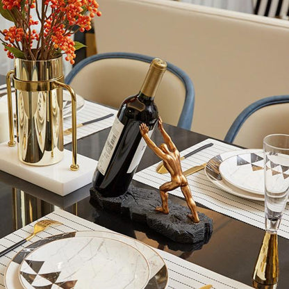 LuxeSip Sculptural Wine Holder — Elevate Your Interior with Elegant, Modern Style