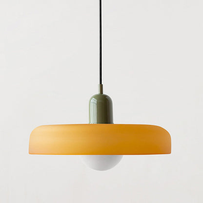 Vibrant Colored Glass Pendant Lamp by BauLume
