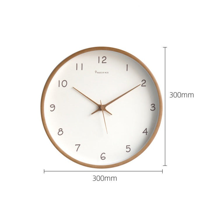 TimberTime - Silent Wooden Wall Clock