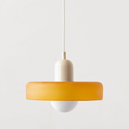 Vibrant Colored Glass Pendant Lamp by BauLume