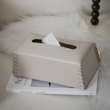 Harlo Élite – Premium Leather Tissue Box with Exquisite Detailing