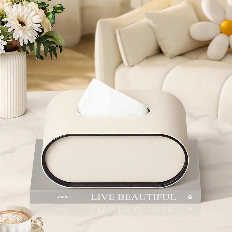 EliteLuxe Leather Tissue Box - Timeless Elegance, Modern Sophistication