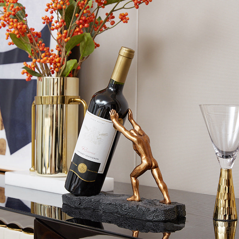 LuxeSip Sculptural Wine Holder — Elevate Your Interior with Elegant, Modern Style