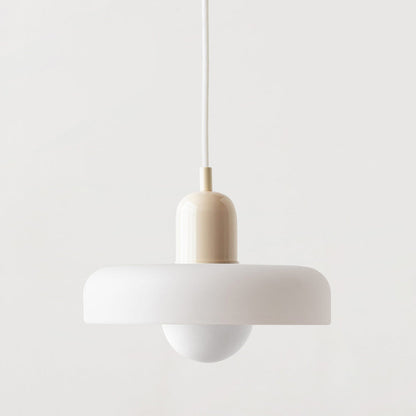 Vibrant Colored Glass Pendant Lamp by BauLume