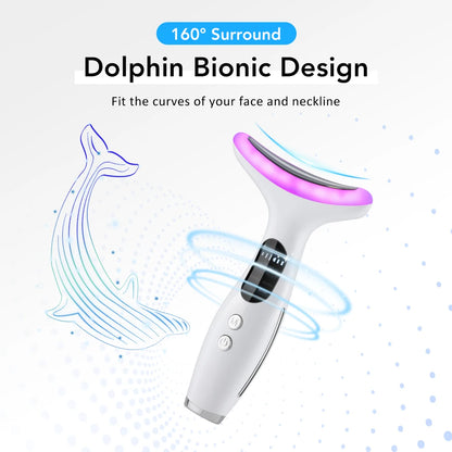 7-Colour LED & EMS Neck & Face Beauty Device
