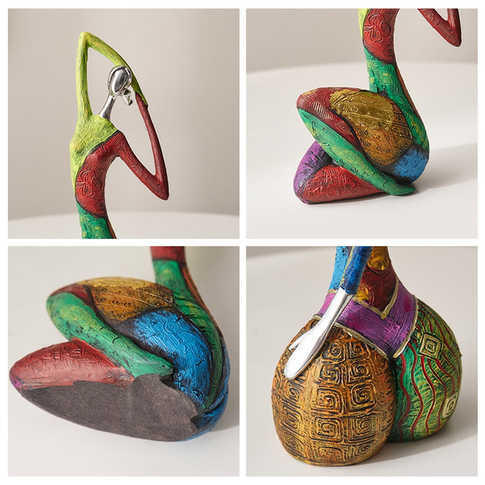 VividMuse – Abstract Women Sculptures with Colorful Elegance