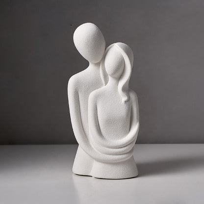 EternaLuxe Ceramic Statue: Eternal Love in Modern Elegance