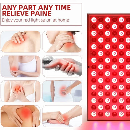 LED Red Light Therapy Panel - 225 LED Wellness Lamp