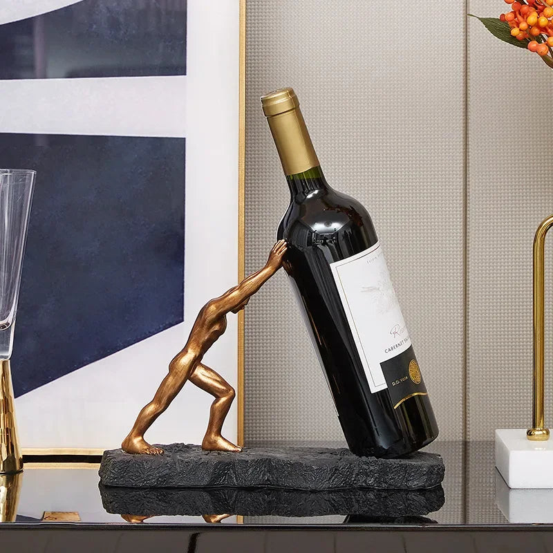 LuxeSip Sculptural Wine Holder — Elevate Your Interior with Elegant, Modern Style