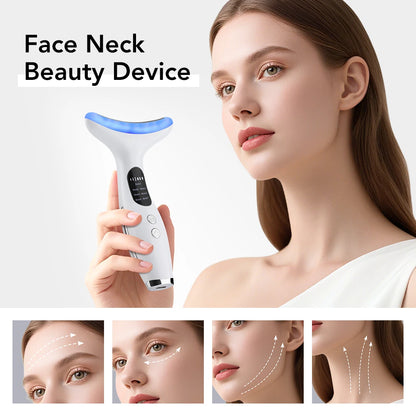 7-Colour LED & EMS Neck & Face Beauty Device