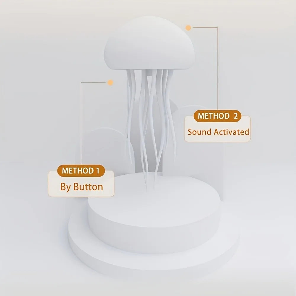 Bionic Jellyfish Night Light - Floating RGB Mood Lamp