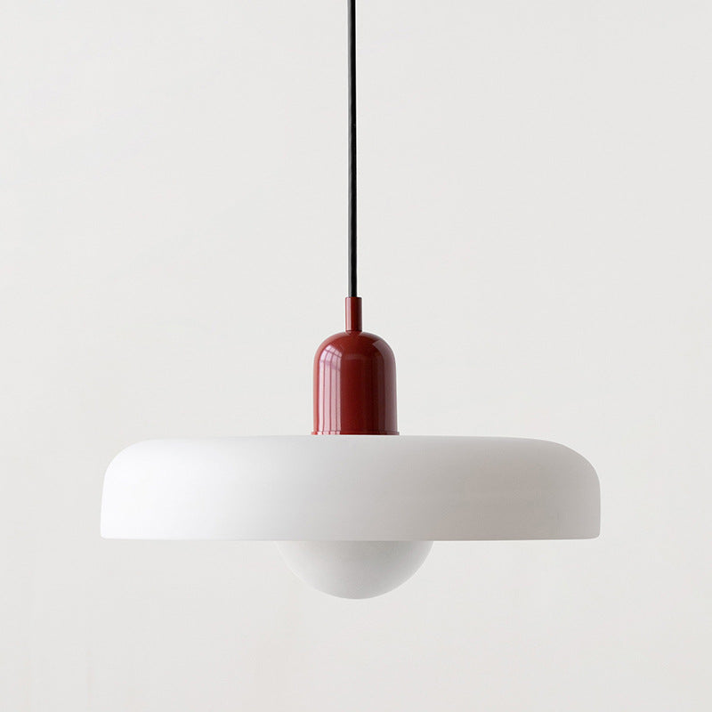 Vibrant Colored Glass Pendant Lamp by BauLume