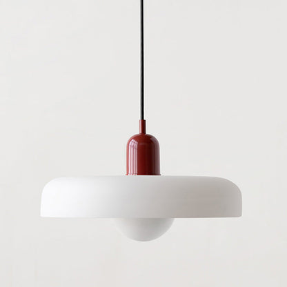 Vibrant Colored Glass Pendant Lamp by BauLume