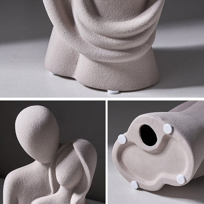 EternaLuxe Ceramic Statue: Eternal Love in Modern Elegance