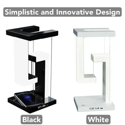 Anti-Gravity Levitating LED Lamp - 10W Wireless Charger