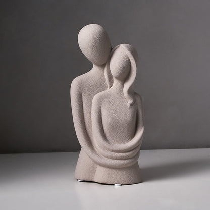 EternaLuxe Ceramic Statue: Eternal Love in Modern Elegance