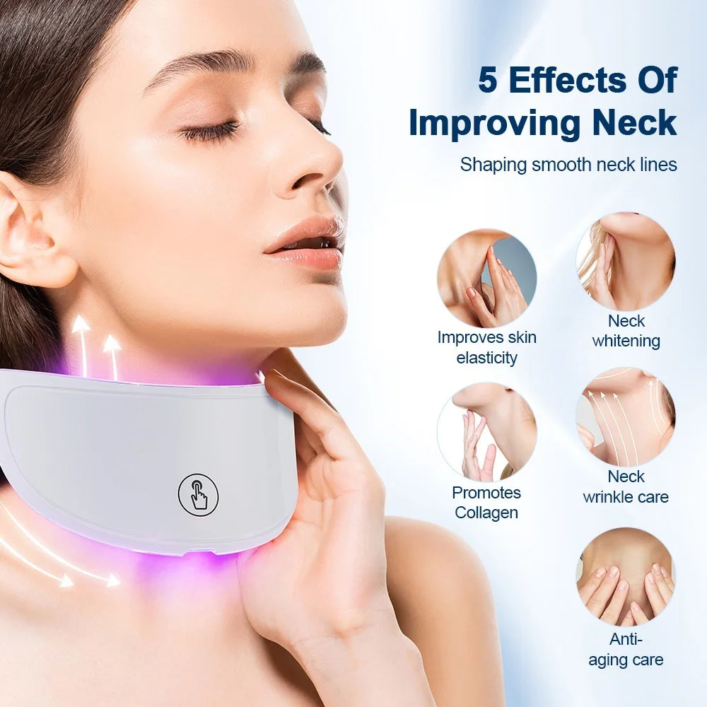 7-Colour LED Facial Mask with Neck - Red Light Therapy