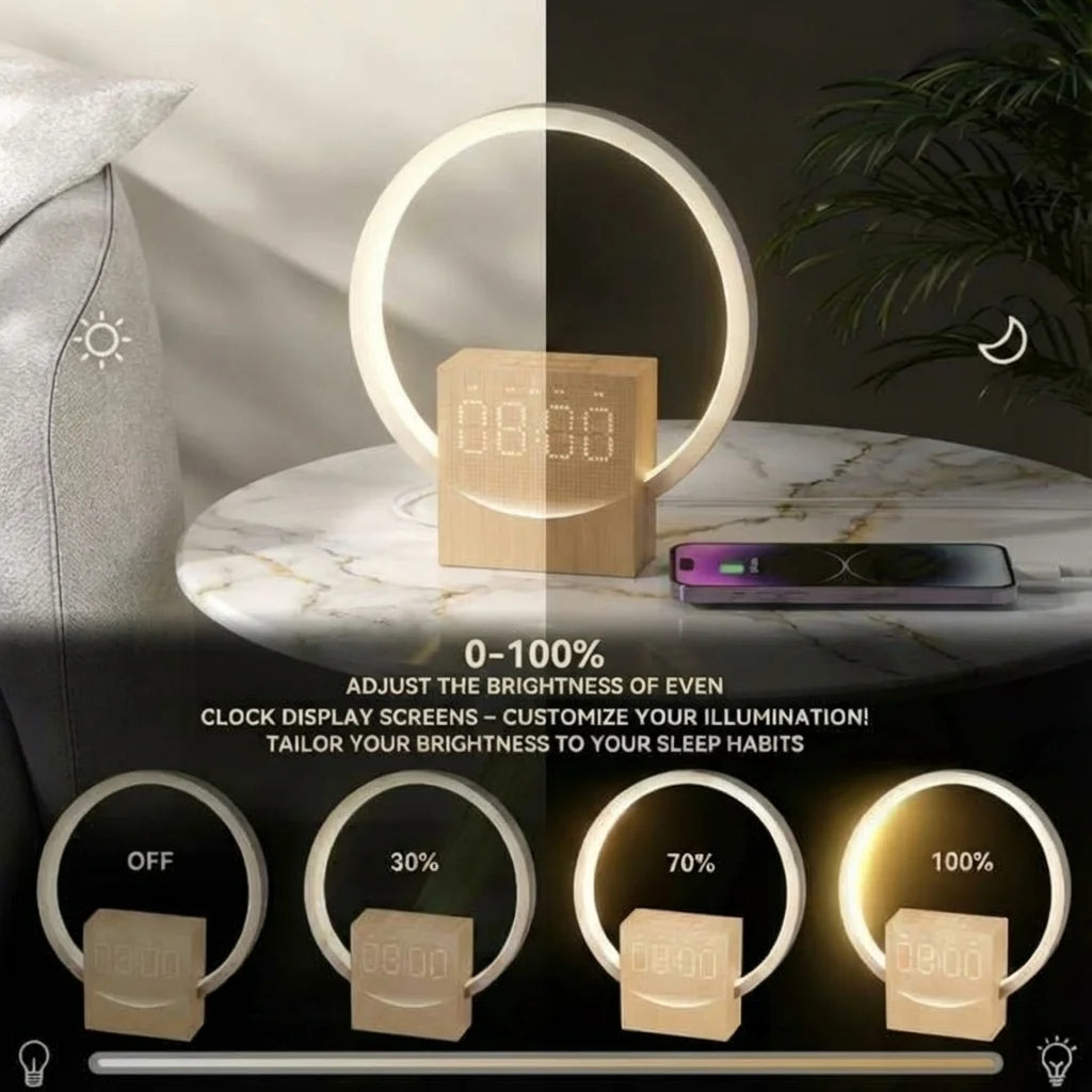 Sunrise Alarm Clock - Wake-Up Light, Bluetooth Speaker & White Noise