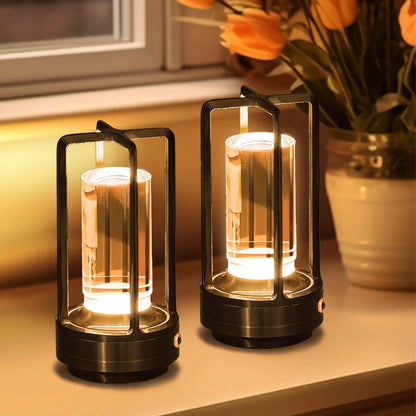 Cordless Portable LED Table Lamp - Rechargeable Ambient Light