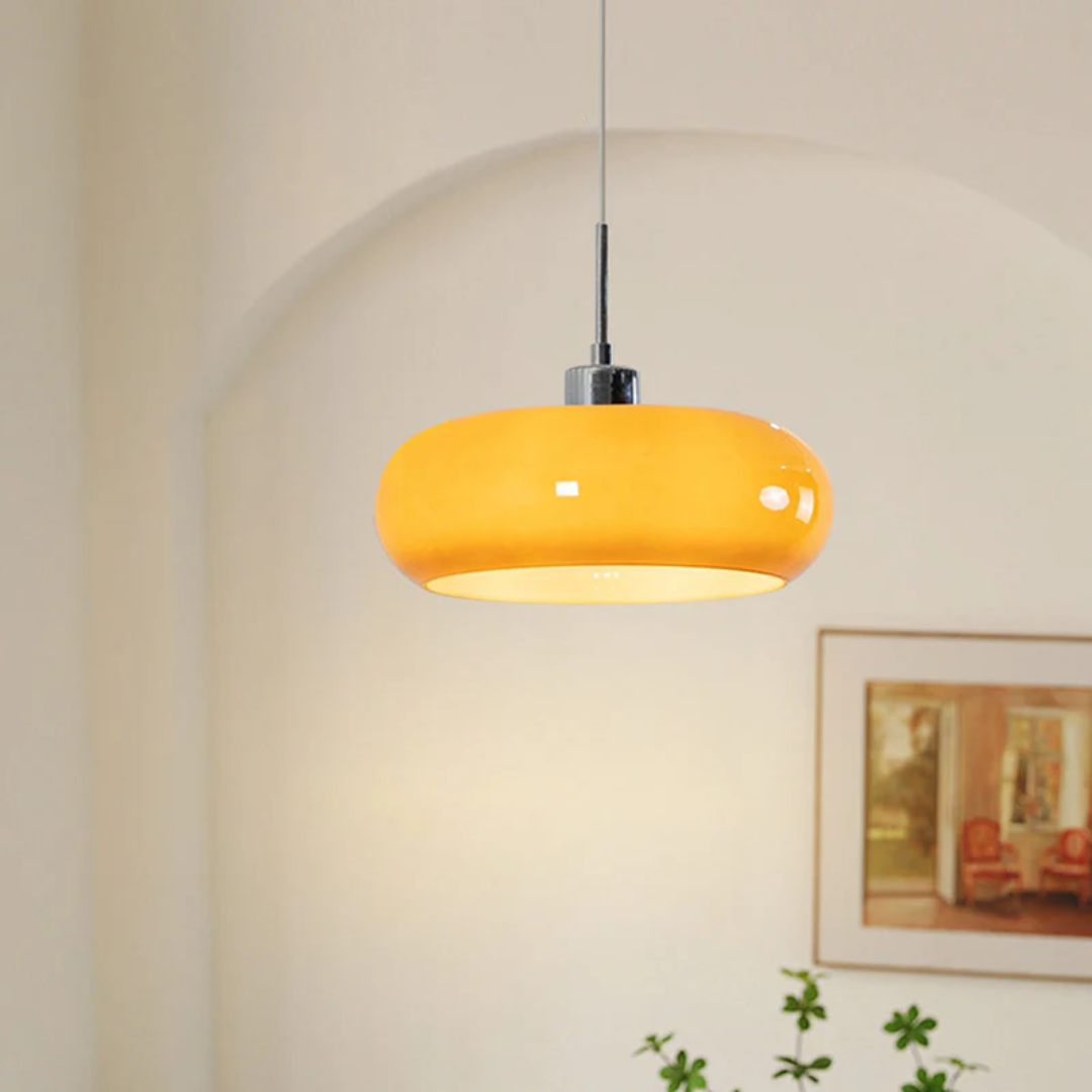 RadianceOrb Modern Round LED Pendant Light – Sleek Circular Ceiling Fixture