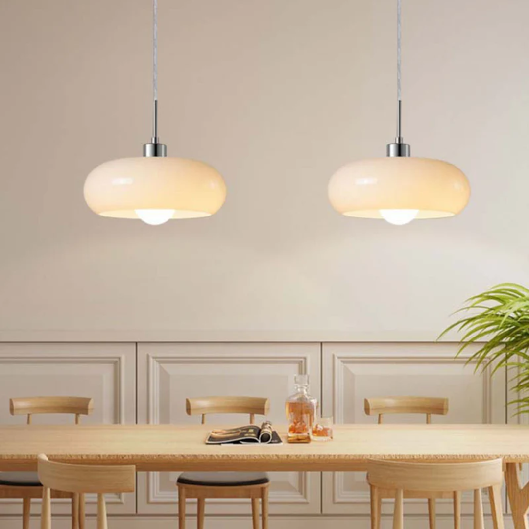 RadianceOrb Modern Round LED Pendant Light – Sleek Circular Ceiling Fixture